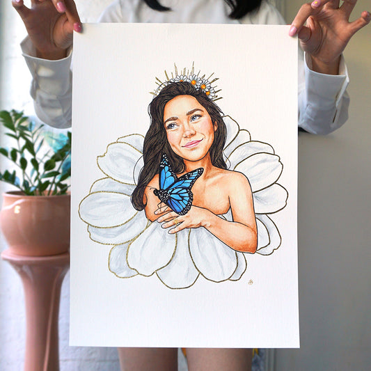 Power is Feminine: Daisy Fine Art Print