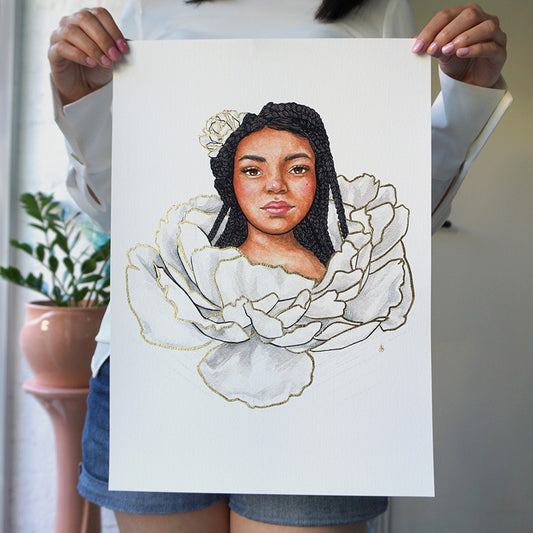 Power is Feminine: Peony Fine Art Print