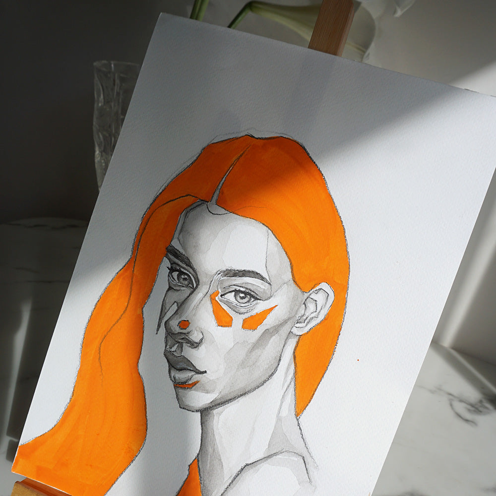 "Geometric Portrait" Sketch
