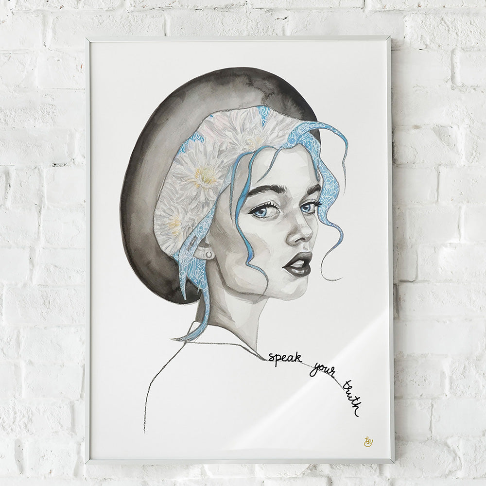 "The Flower of Truth" Fine Art Print