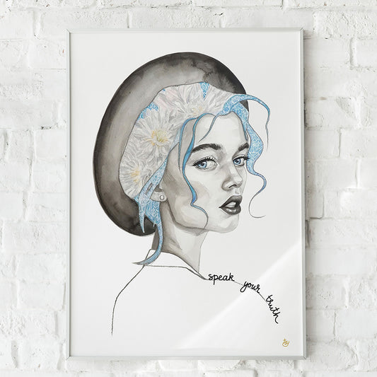 "The Flower of Truth" Fine Art Print