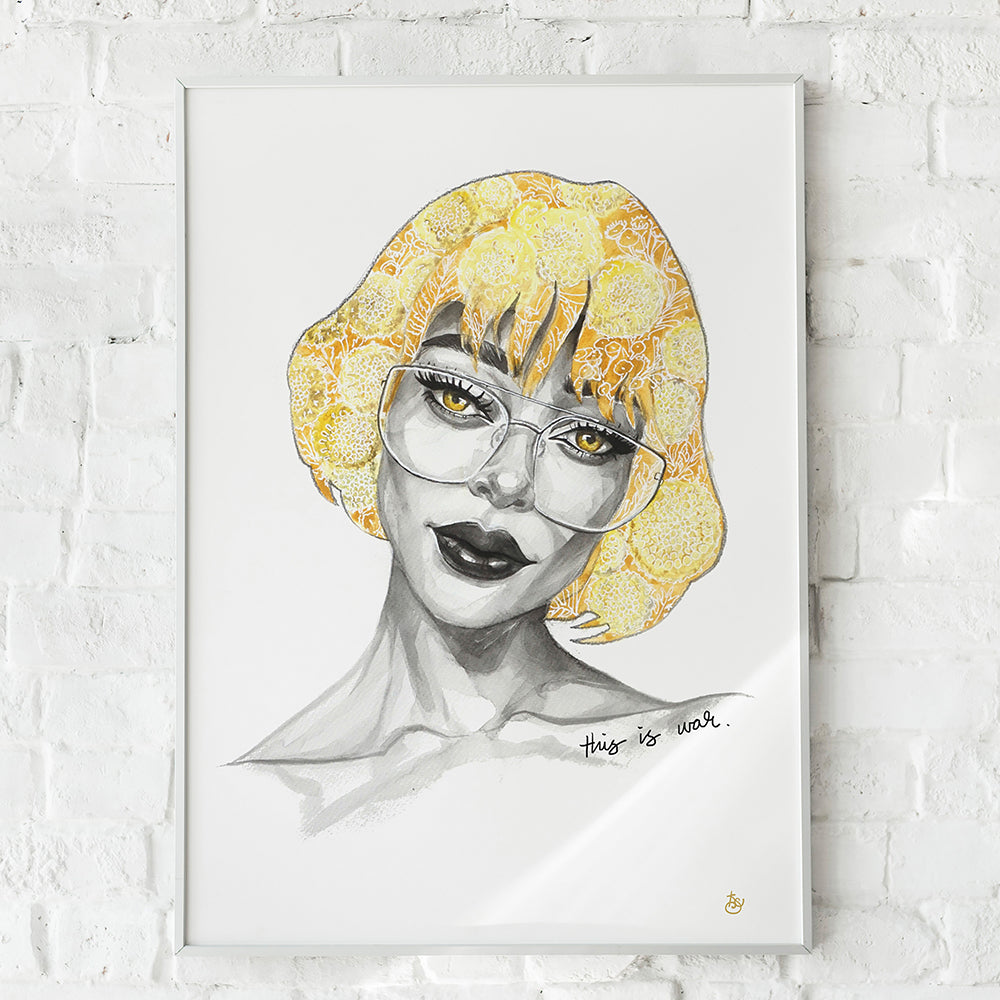 "The Flower of War" Fine Art Print