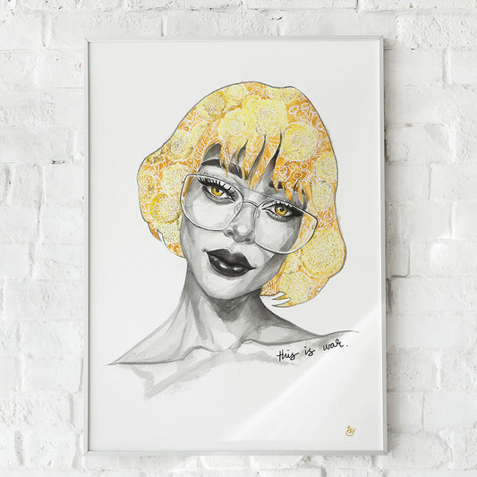 "The Flower of War" Fine Art Print