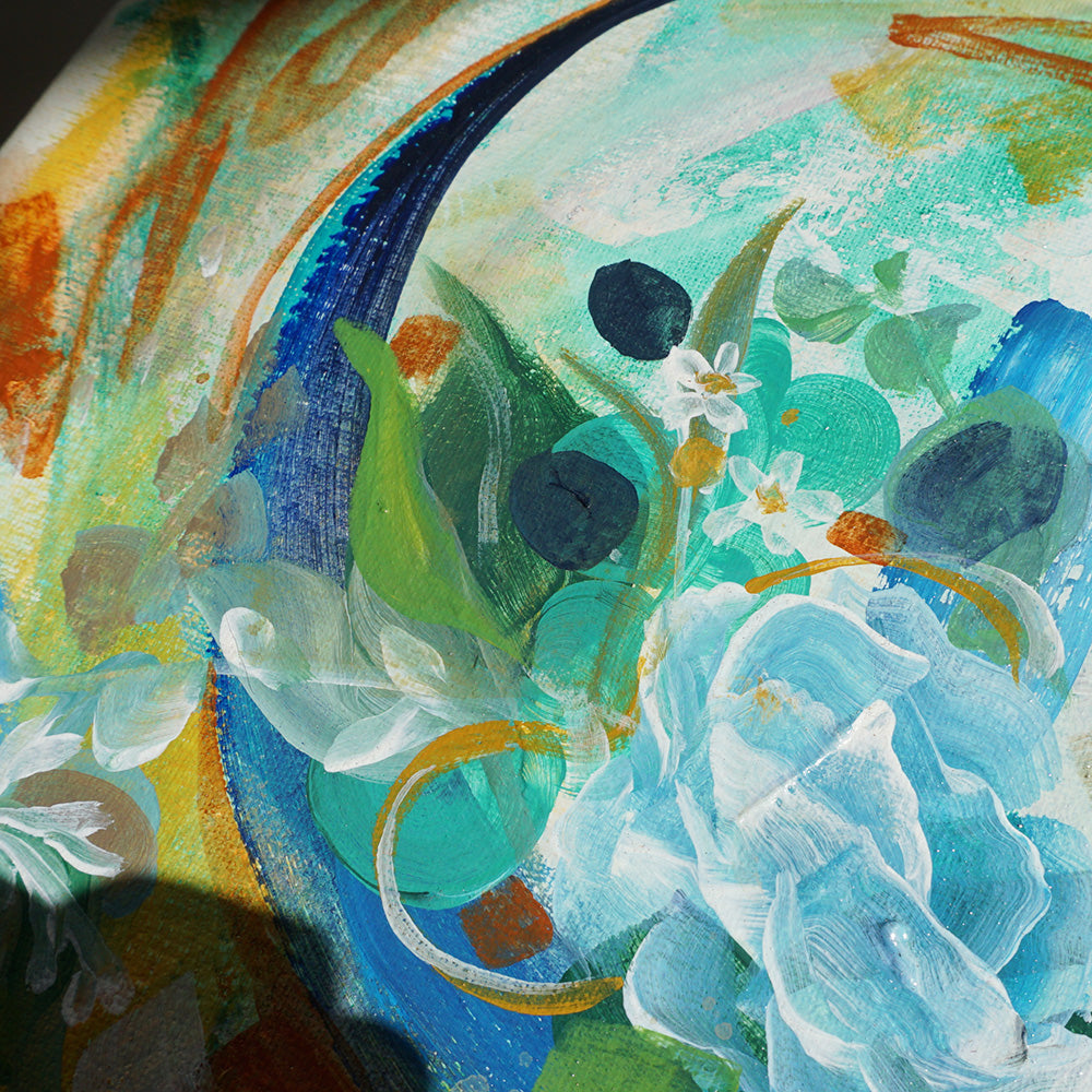 “Teardrop" Acrylic Study