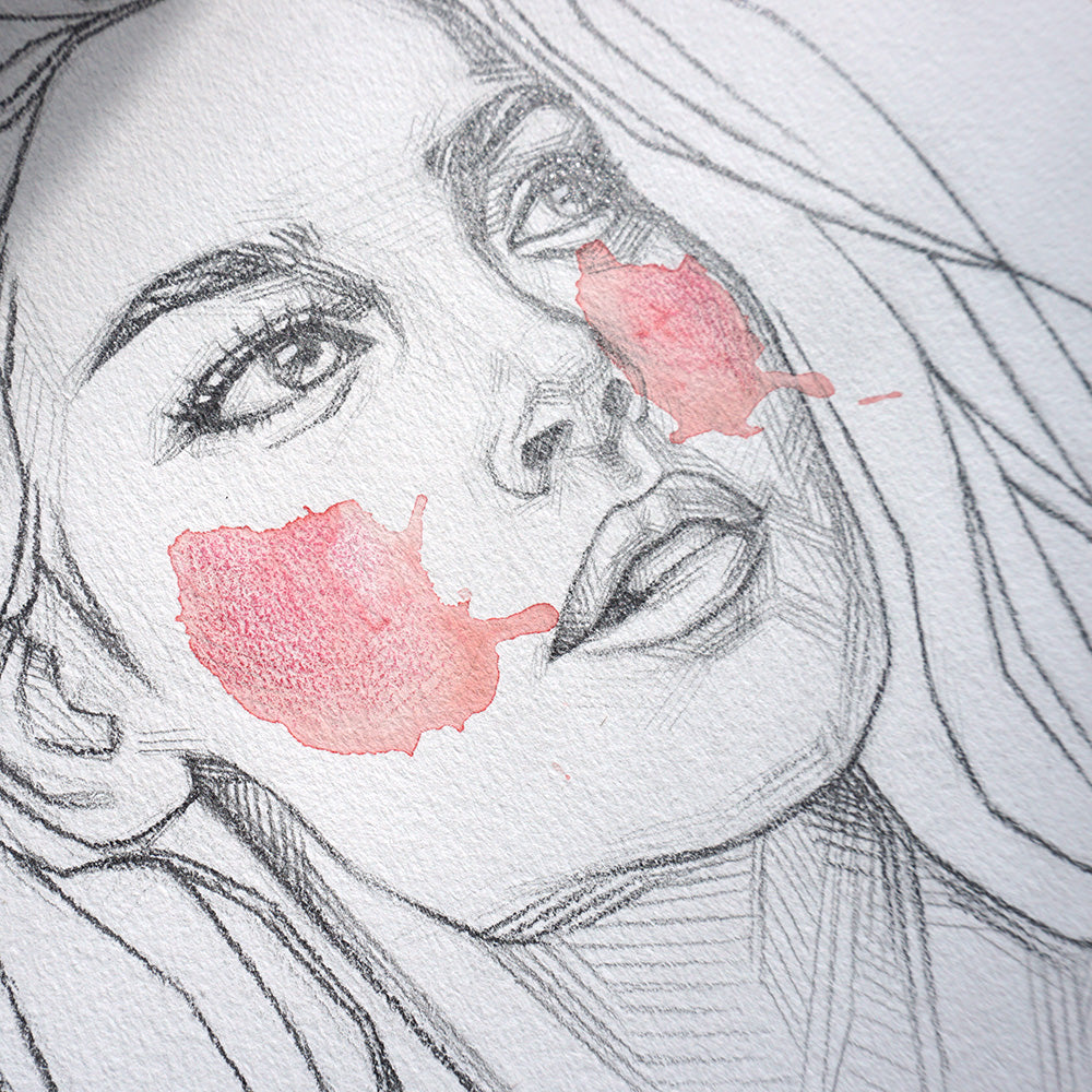 "Girl with the Melting Blush" Fine Art Print