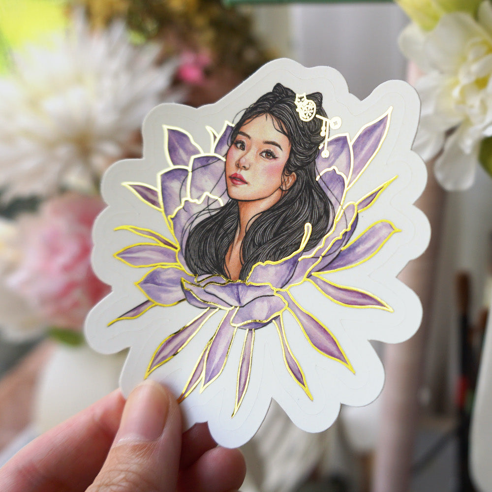 "Year of the Cat" Sticker