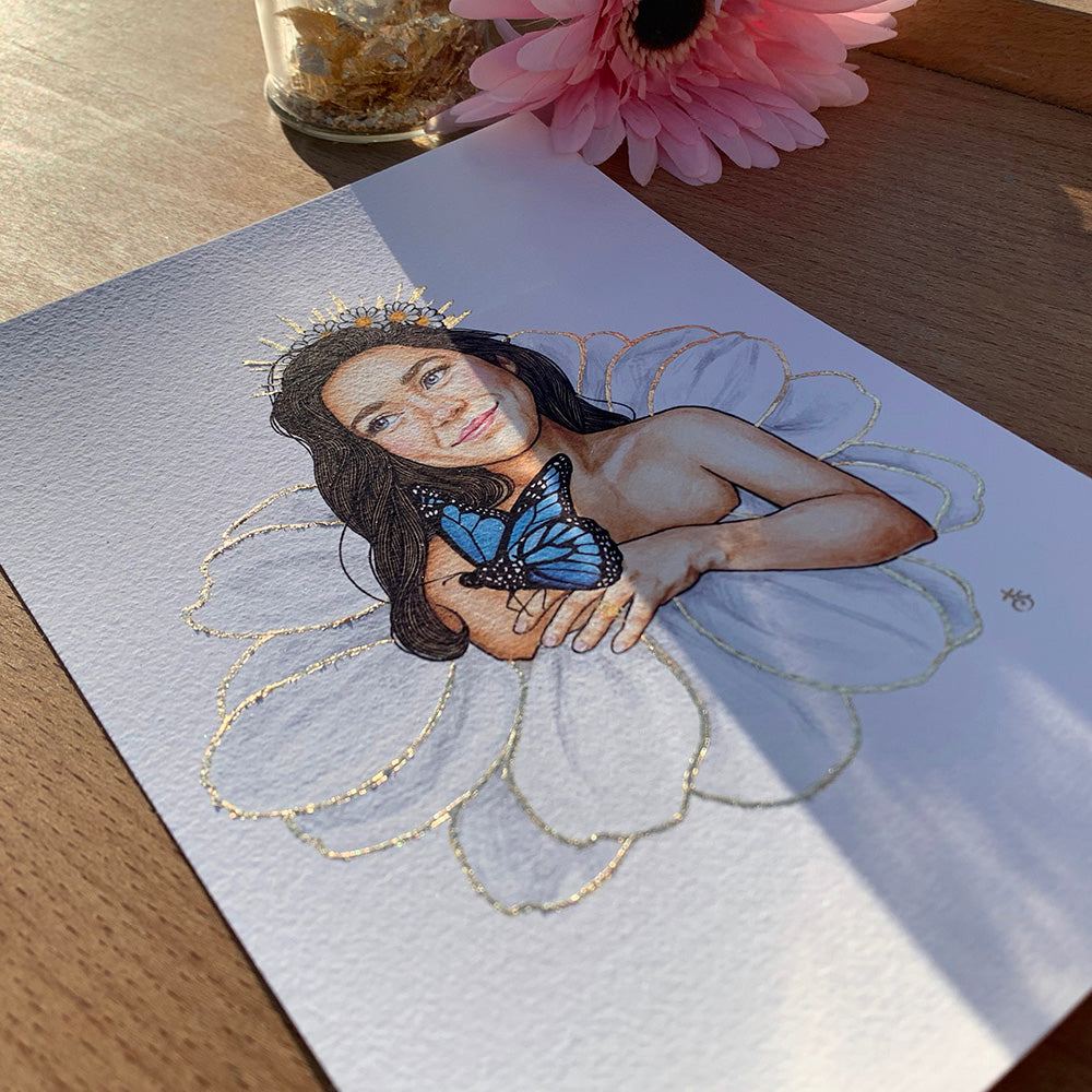 Power is Feminine: Daisy Fine Art Print