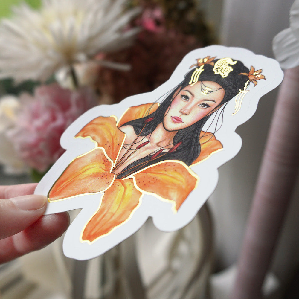 "Empress of the Jungle" Sticker