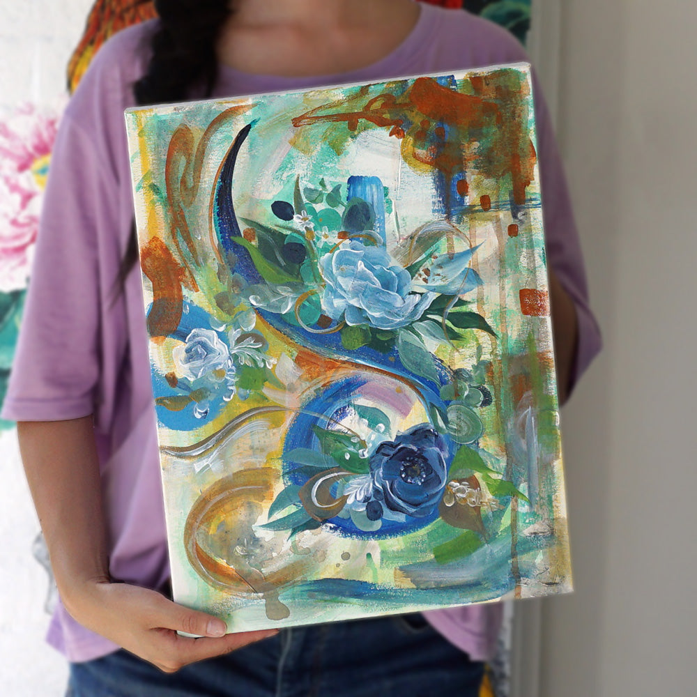 “Teardrop" Acrylic Study