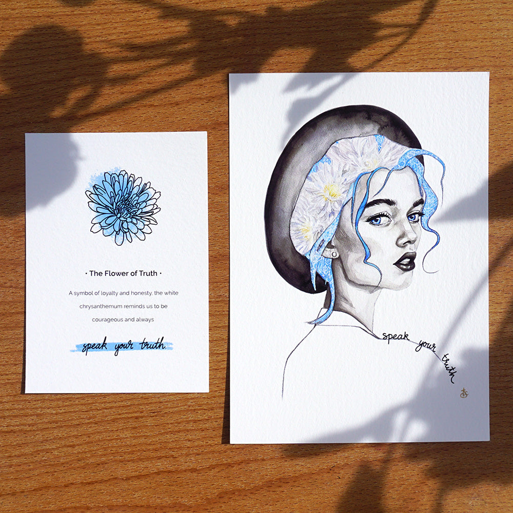 "The Flower of Truth" Fine Art Print