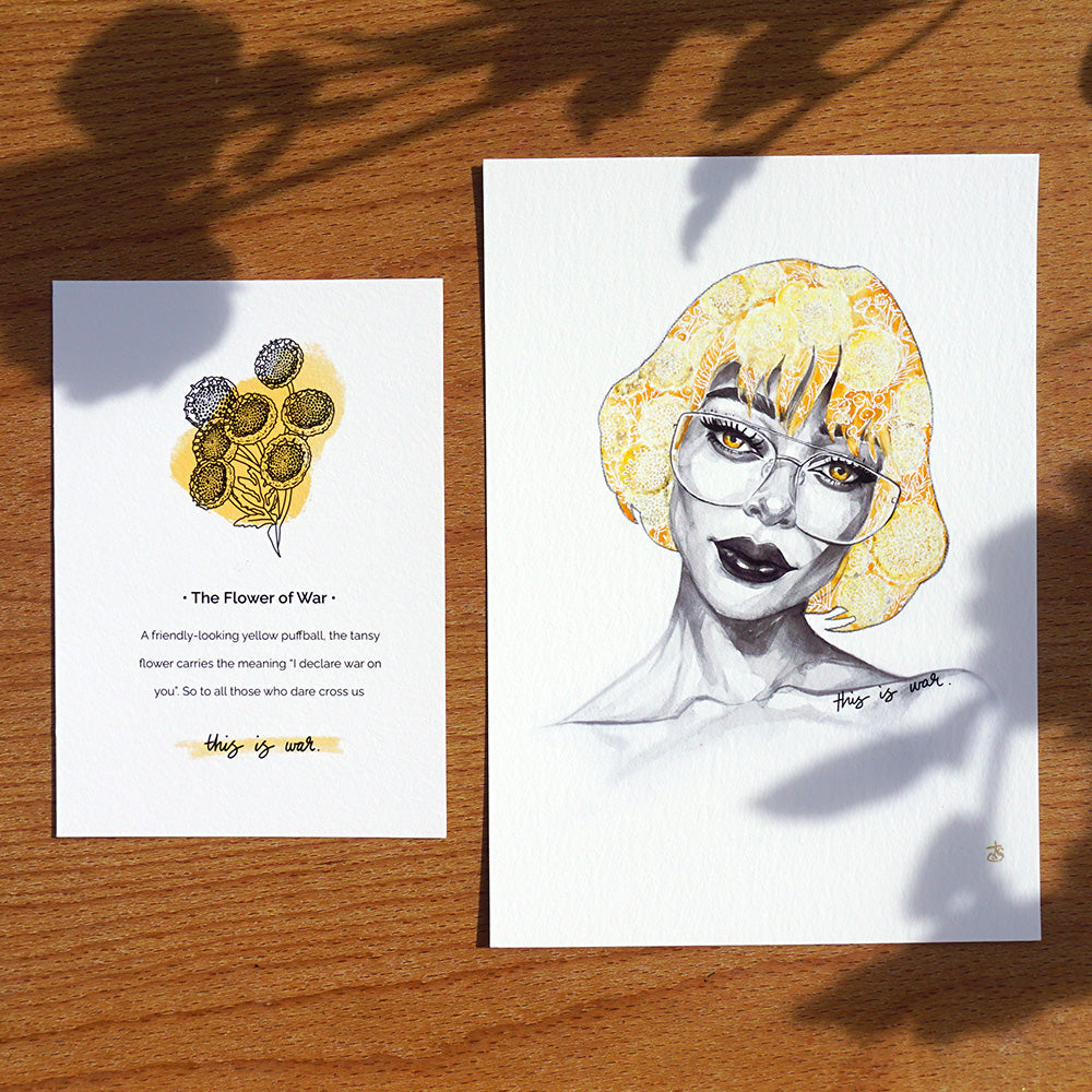 "The Flower of War" Fine Art Print