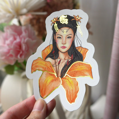 "Empress of the Jungle" Sticker